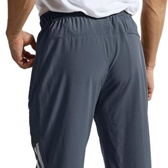 Men's Lightweight Pants Quick Dry Travel Running Active with Pockets - Picture 4 of 5